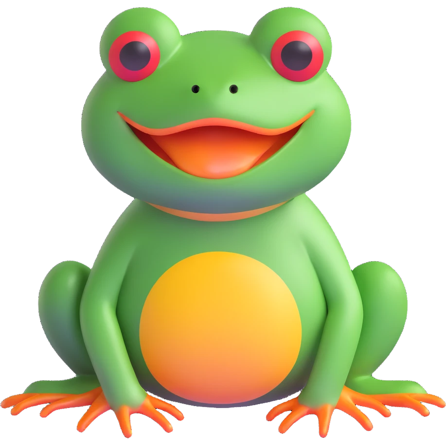angry frog emoji