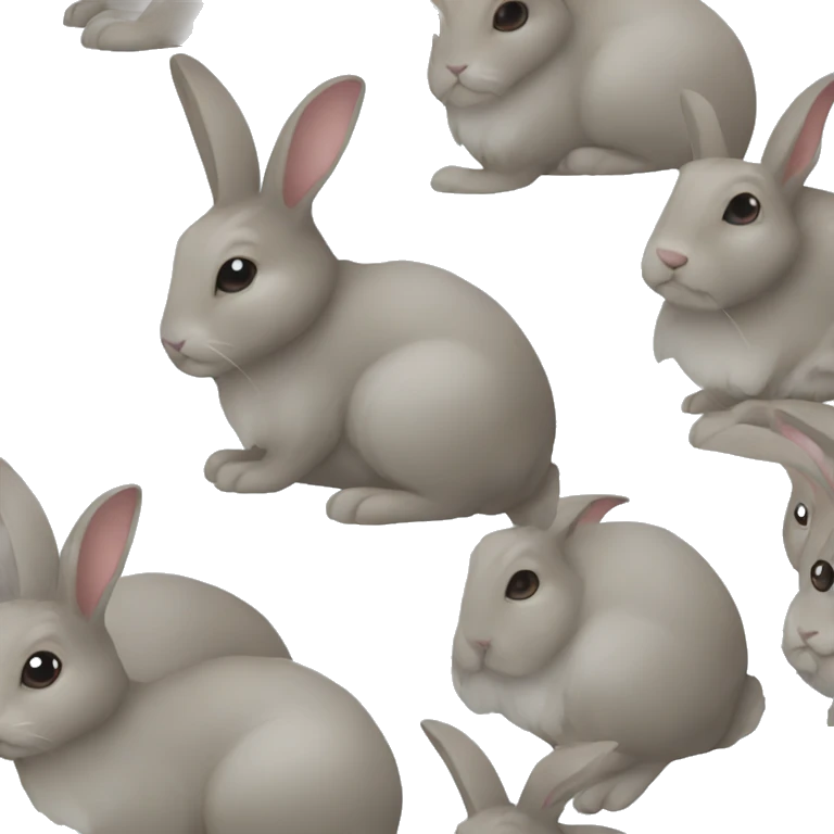 beach rabbit emoji