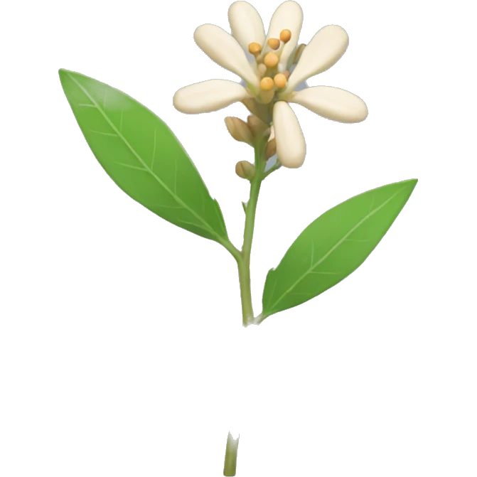 Ashwagandha plant of flower emoji
