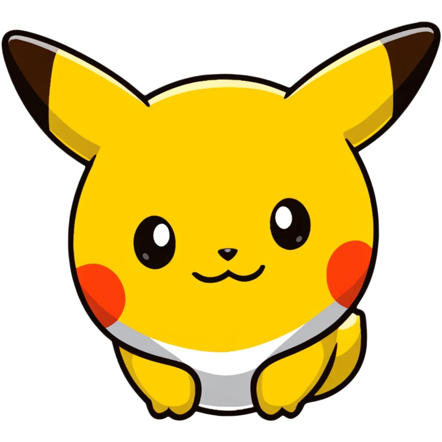 Pikachu face emoji