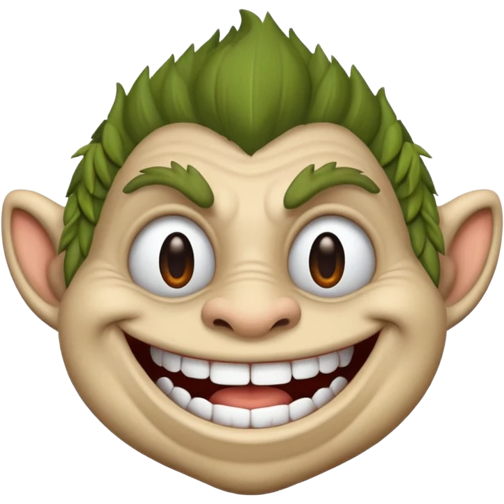 Troll face emoji