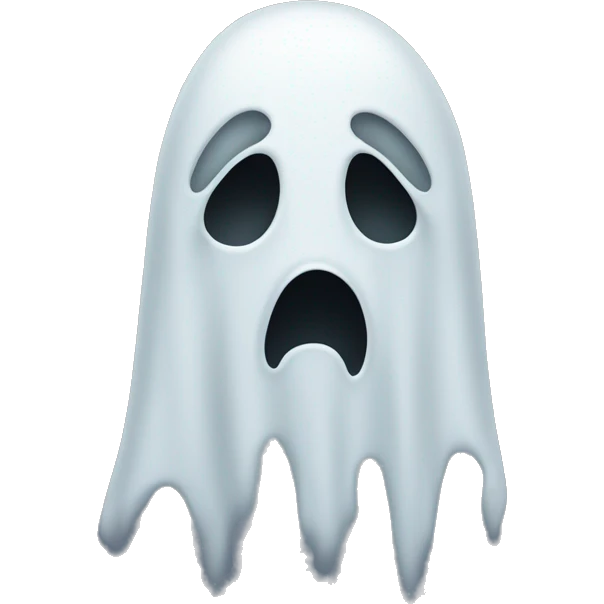 Ghost face  emoji
