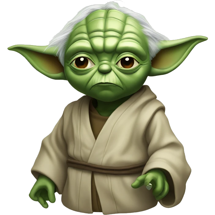 Yoda qui fume emoji