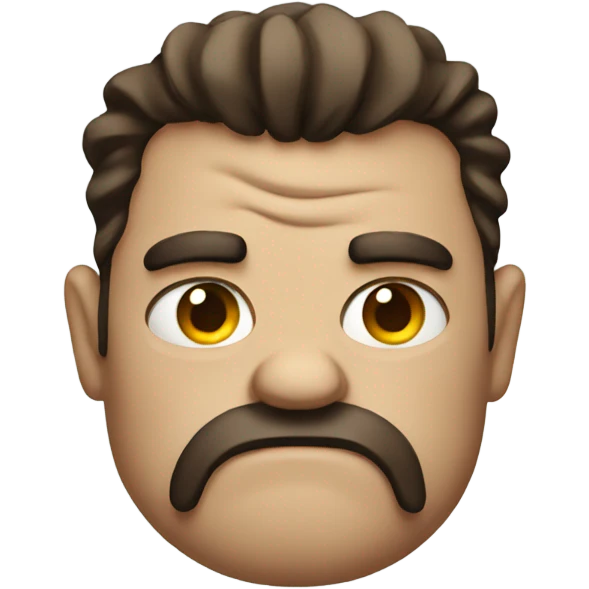 Grumpy emoji