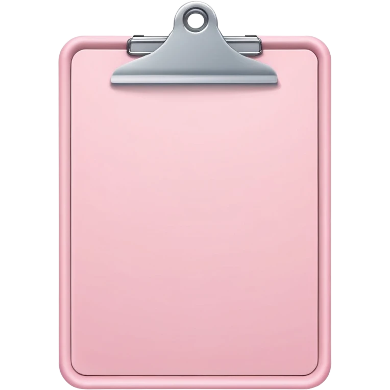 clipboard pastel pink emoji