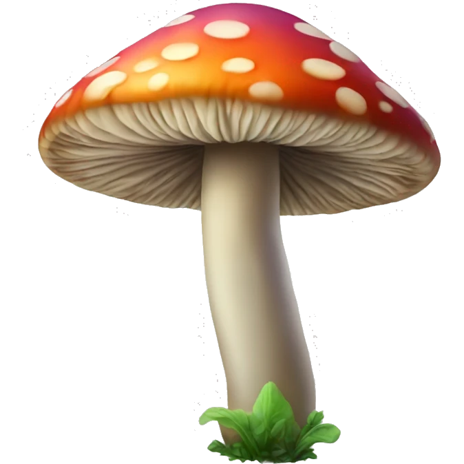 Trippy mushroom emoji