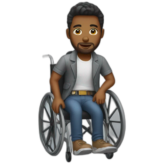 designer in a wheelchair emoji