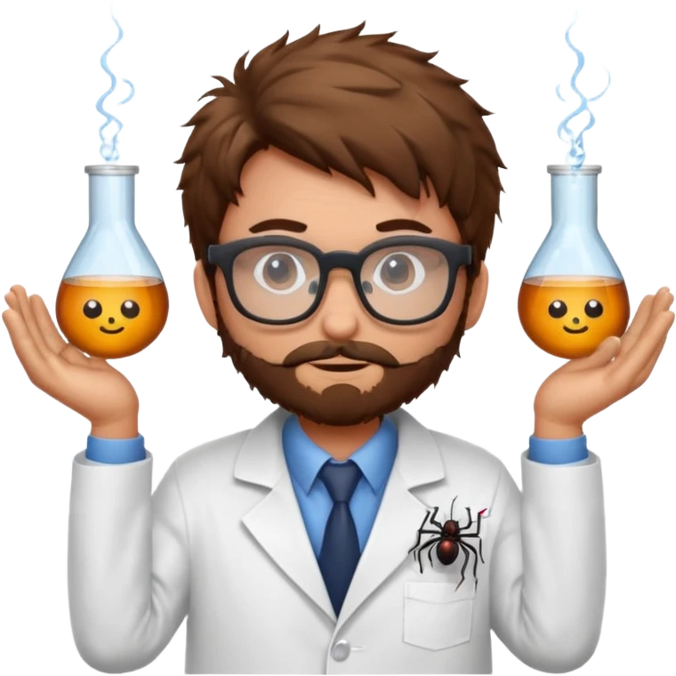 spider in a lab coat emoji