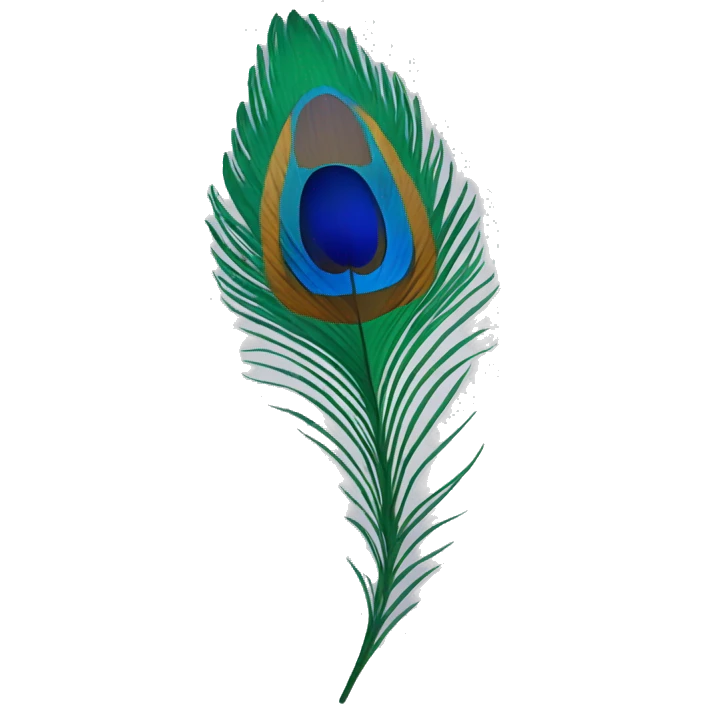 peacock feather emoji