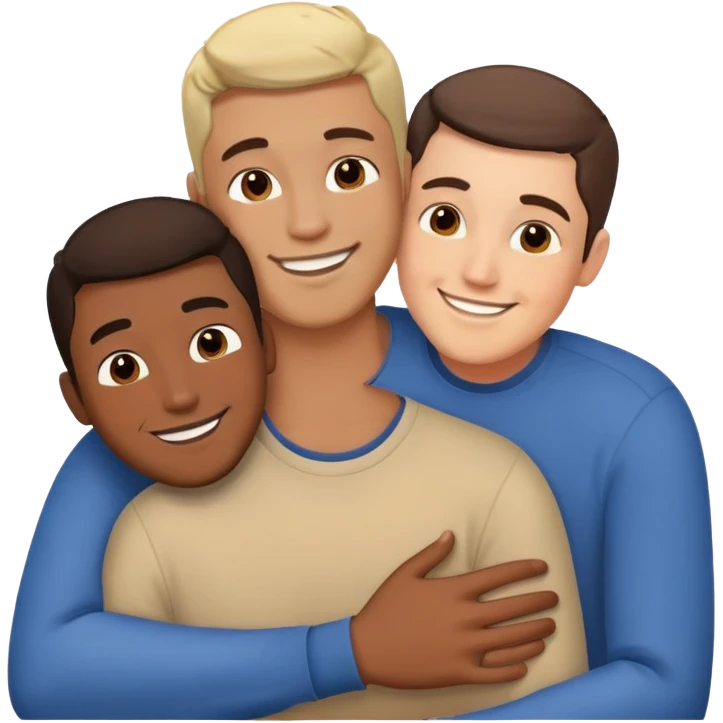Male Gay Throuple emoji