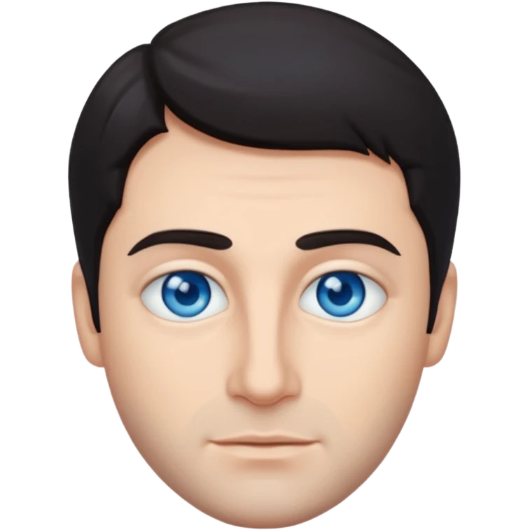 Vittorio Mezzogiorno with blue eyes emoji