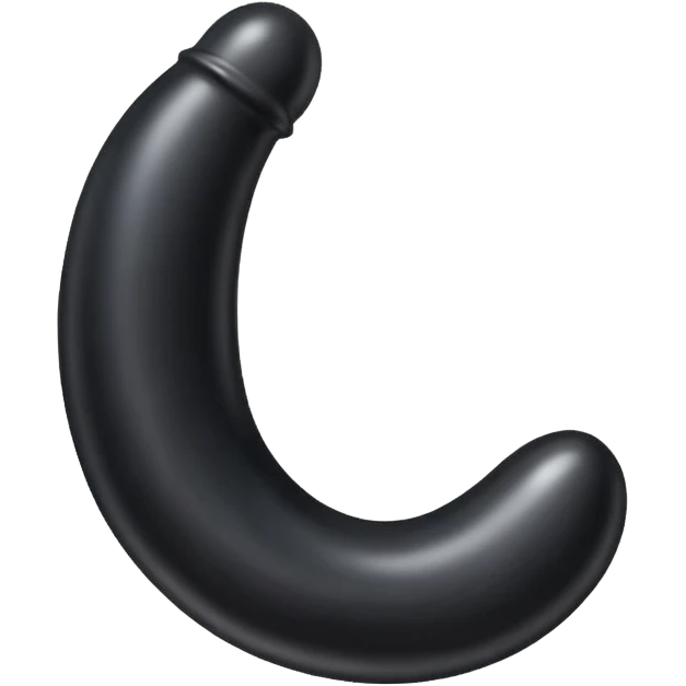 black oiled up penis emoji