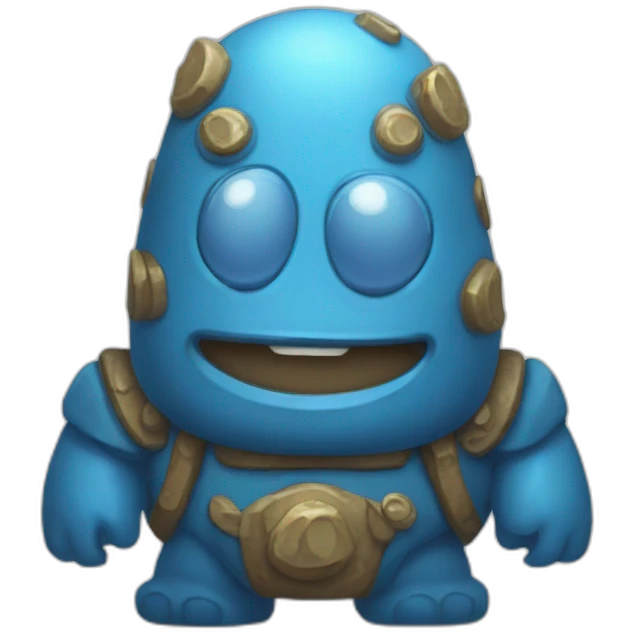 happy-blue-golem emoji