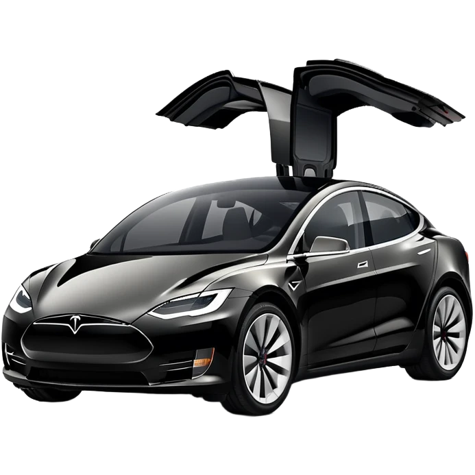 Tesla electric car emoji