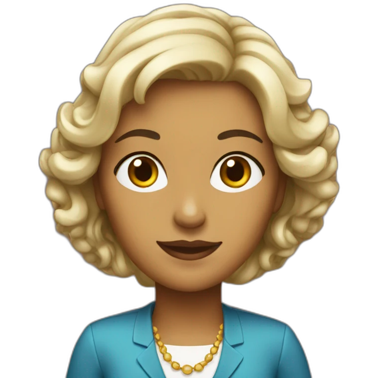 femme présidente emoji