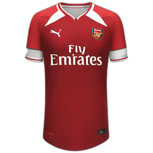 Arsenal jersey emoji