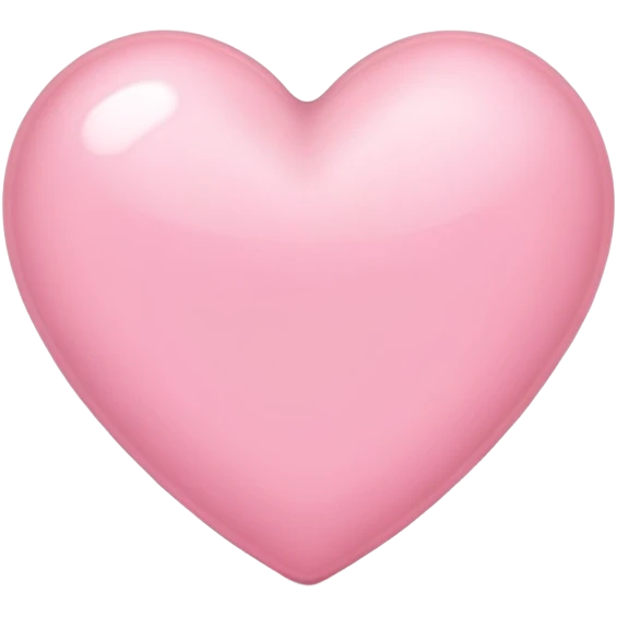 coração rosa claro emoji