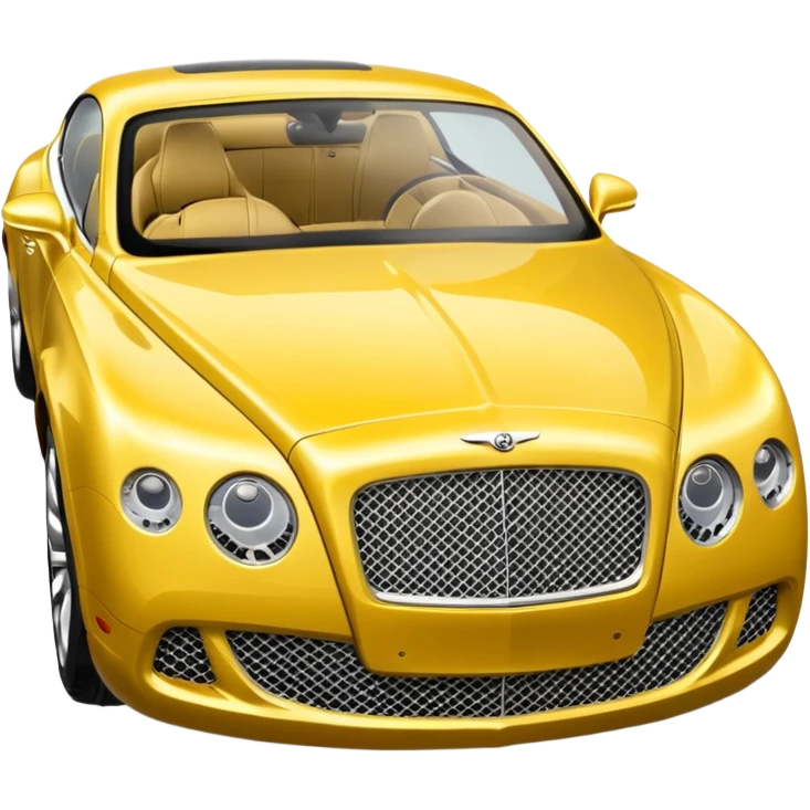 Yellow Bentley emoji