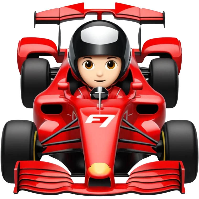 Irl f1 icon real one black and red letters F1 emoji