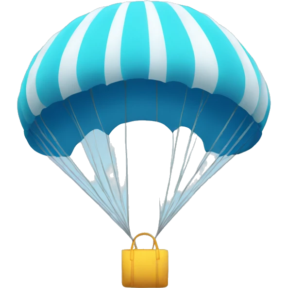 parachute emoji