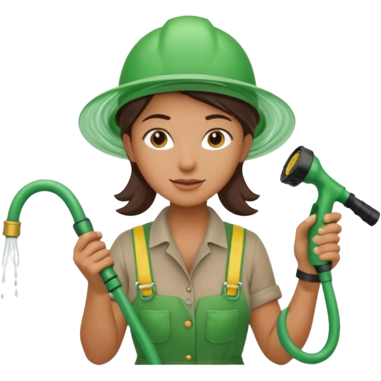 female gardener hose emoji