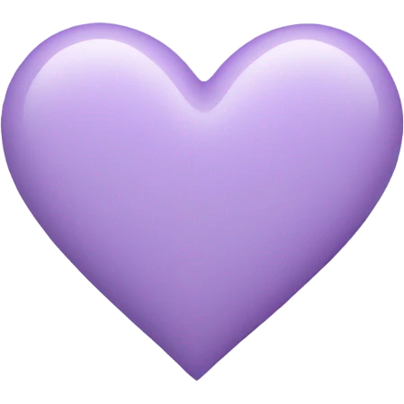 lilac heart  emoji