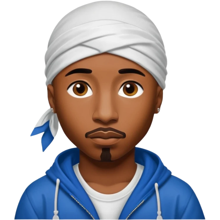 2Pac only face and durage emoji