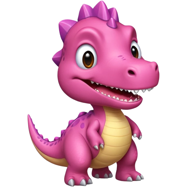 Dinosauro rosa emoji