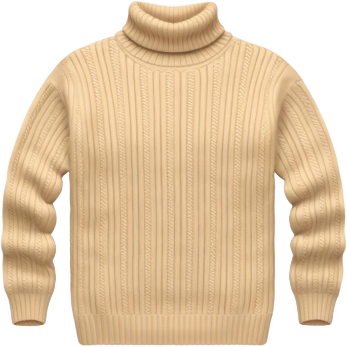beije turtleneck sweater emoji