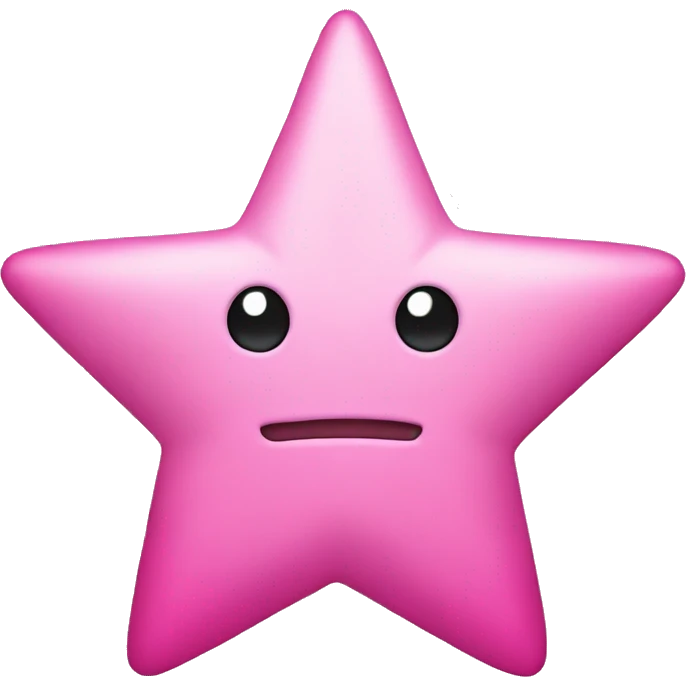 pink star emoji