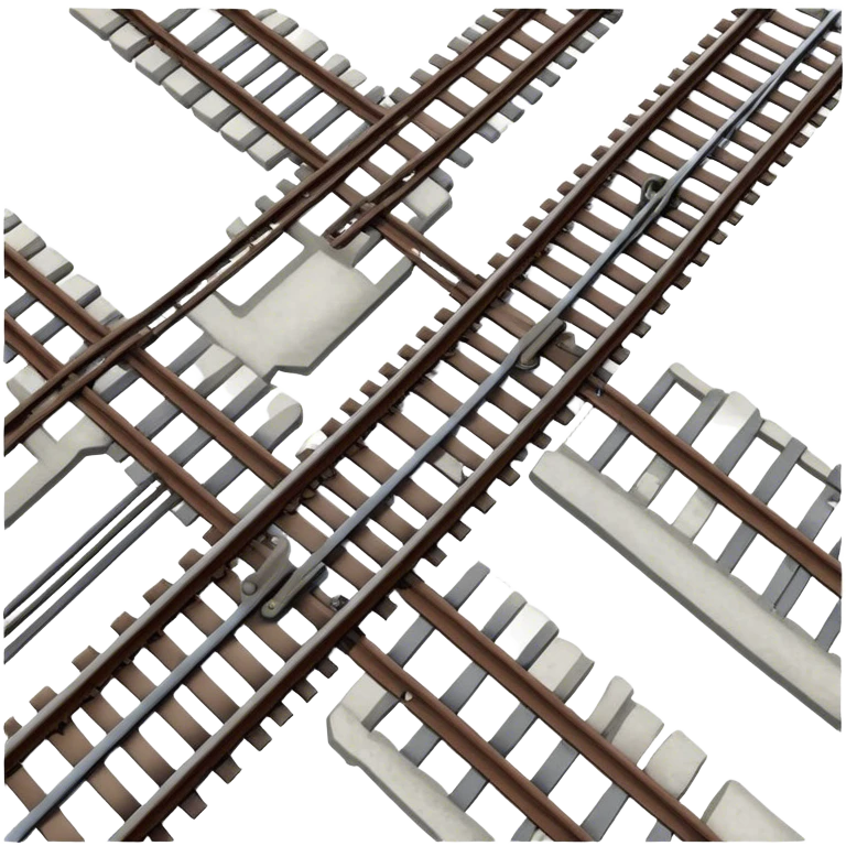 Train Tracks top view  emoji