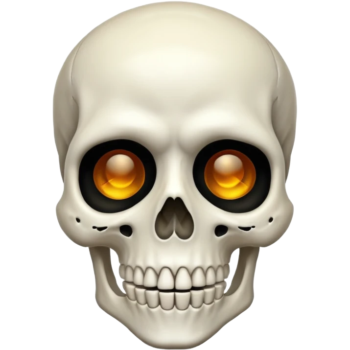 horror skeleton emoji