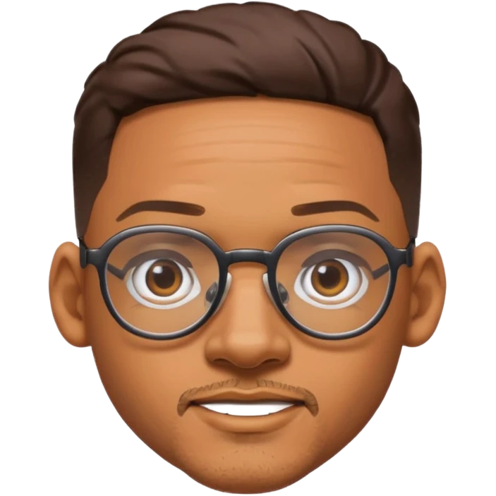 Will Smith wearing big glasses emoji