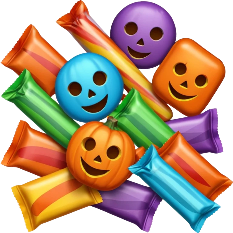 Halloween  items candy  emoji