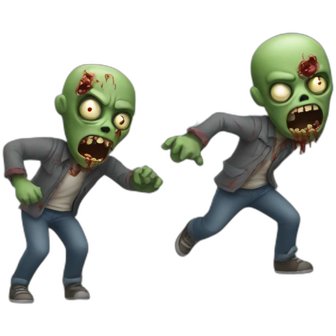 Zombie attacking emoji