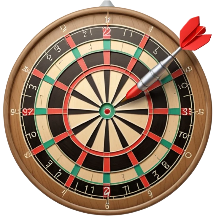 3 darts at the center of a target emoji
