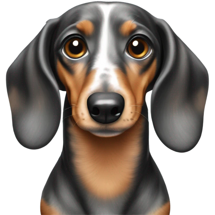 Isabella dapple dachshund  emoji