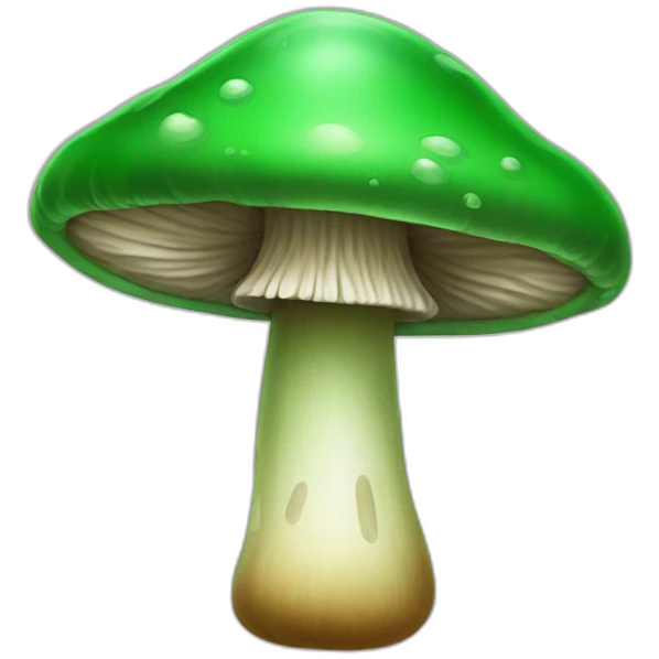 Green Stain mushroom emoji