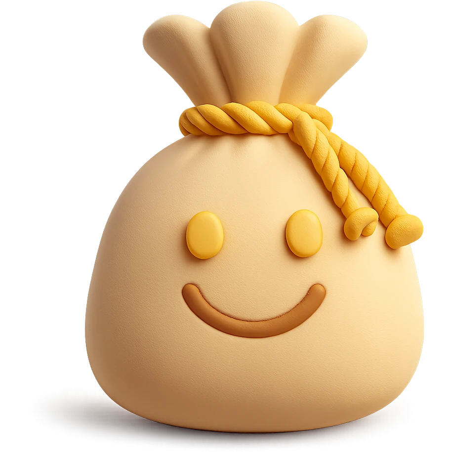 {
  "title": "3D Skeuomorphic Emoji Icon Schema",
  "type": "object",
  "properties": {
    "object": {
      "type": "string",
      "description": "Name of the object to be represented (e.g., 'money bag', 'camera', 'pizza')."
    },
    "style": {
      "type": "string",
      "enum": ["3D skeuomorphic emoji"],
      "description": "Visual style to be used for rendering."
    },
    "materials": {
      "type": "object",
      "properties": {
        "base": {
          "type": "string",
          "description": "Primary material texture, e.g., 'smooth cloth', 'metallic', 'plastic'."
        },
        "details": {
          "type": "array",
          "items": { "type": "string" },
          "description": "Secondary materials or embellishments (e.g., rope, buttons, stitching)."
        }
      }
    },
    "colors": {
      "type": "object",
      "properties": {
        "baseColor": {
          "type": "string",
          "description": "Main color of the object (e.g., '#F5DEB3' for a beige sack)."
        },
        "accentColors": {
          "type": "array",
          "items": { "type": "string" },
          "description": "Accent or highlight colors (e.g., yellow for dollar sign)."
        }
      }
    },
    "lighting": {
      "type": "object",
      "properties": {
        "type": {
          "type": "string",
          "enum": ["soft", "ambient", "studio"],
          "description": "Lighting type used to shade and define volume."
        },
        "shadows": {
          "type": "boolean",
          "description": "Indicates if soft drop shadows are used."
        }
      }
    },
    "geometry": {
      "type": "object",
      "properties": {
        "dimensionality": {
          "type": "string",
          "enum": ["3D"],
          "description": "Indicates that object is rendered in 3D."
        },
        "roundedEdges": {
          "type": "boolean",
          "description": "Indicates if object has smooth, rounded edges."
        }
      }
    },
    "expression": {
      "type": "string",
      "enum": ["playful", "realistic", "friendly"],
      "description": "Overall emotional tone of the icon."
    },
    "background": {
      "type": "string",
      "enum": ["transparent", "white", "gradient"],
      "description": "Background type for the rendered emoji."
    }
  },
  "required": ["object", "style", "materials", "colors", "lighting", "geometry", "expression", "background"]
}

color palette emoji