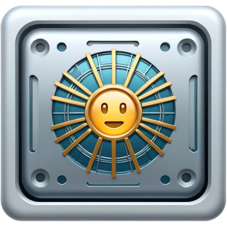 AI chip inside a web browser window emoji