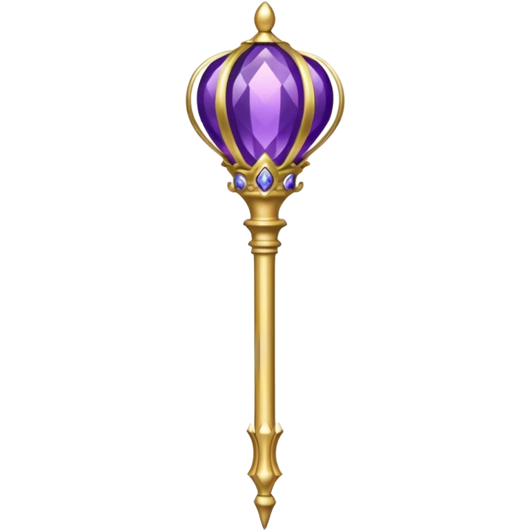 purple scepter emoji
