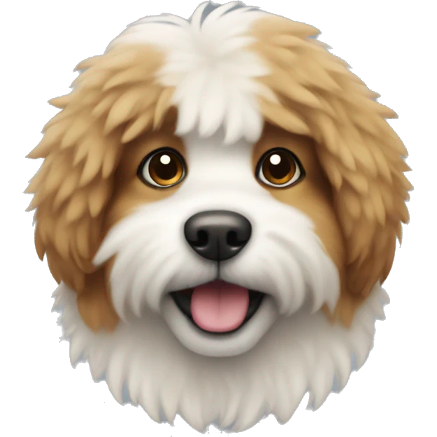 fluffy dog emoji