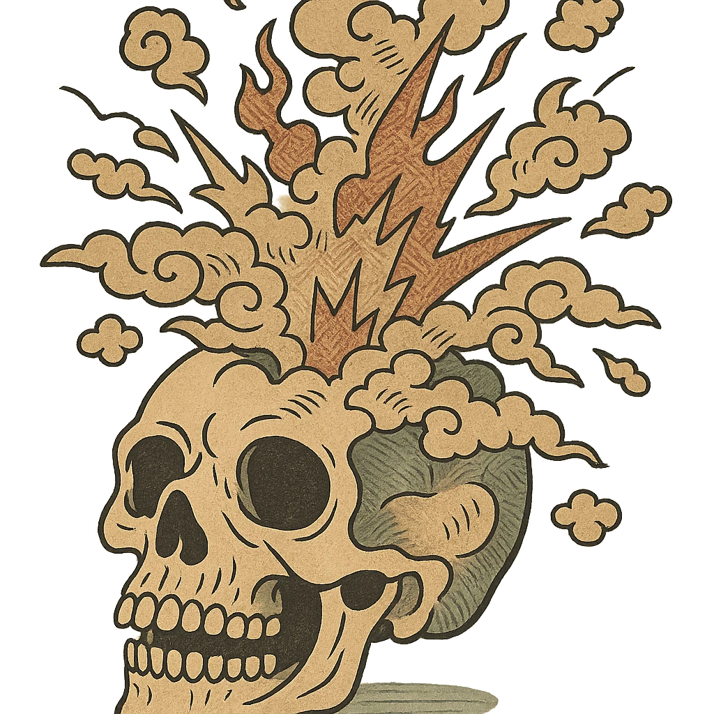 exploding skull emoji