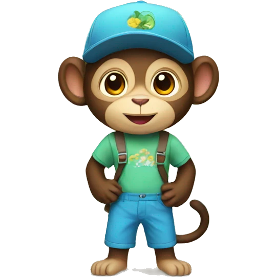  summer monkey emoji