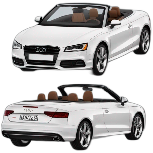 Audi cabriolet emoji