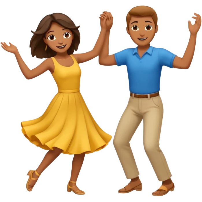 a couple is dancing emoji