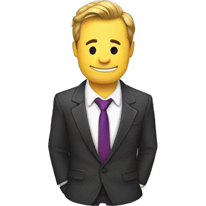 barney stinson with bro code adjusting his tie, leaning back emoji