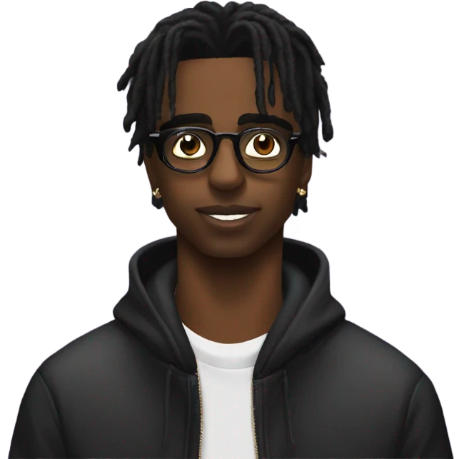 Playboi Carti with glasses  emoji