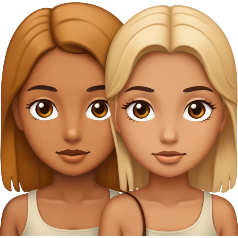 2 girls in emoji