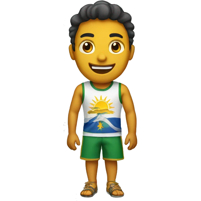 Sol de janeiro emoji